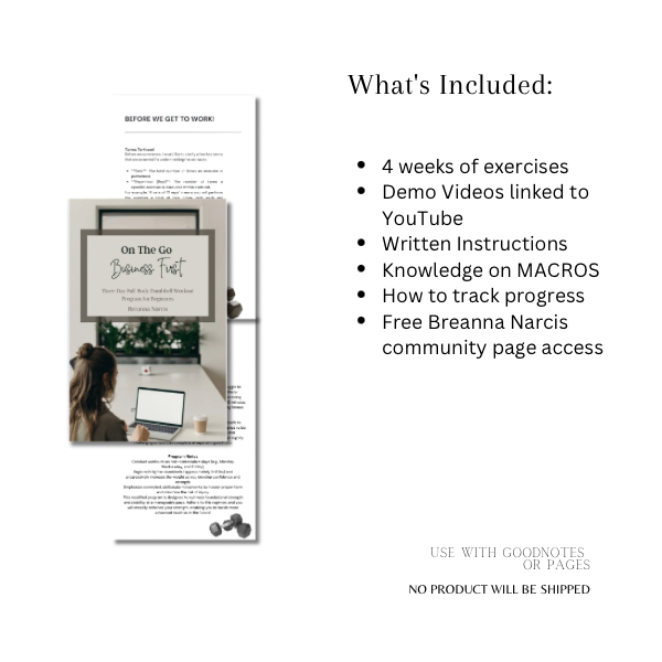 On The Go Business First - Dumbbell Only Workouts